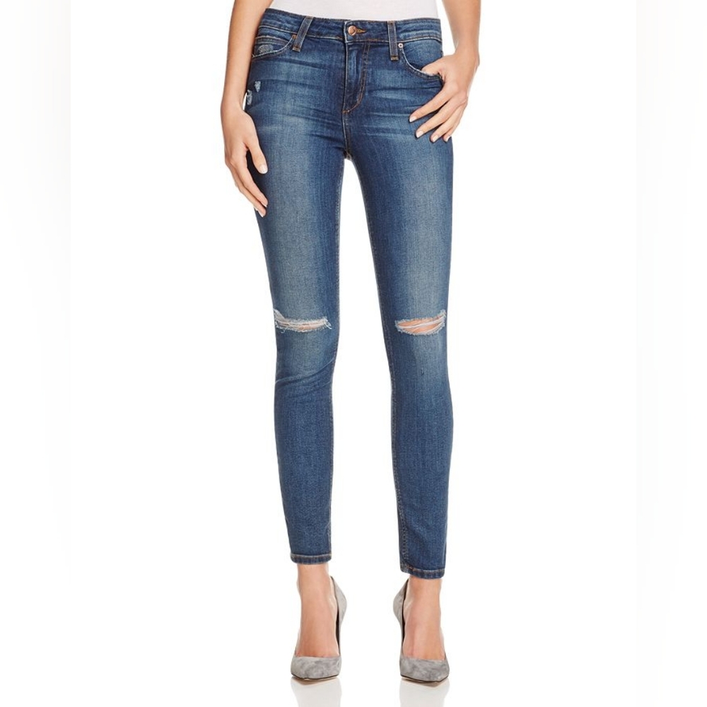 Joe's Jeans Flawless The Icon Midrise Distressed Skinny Ankle Jeans